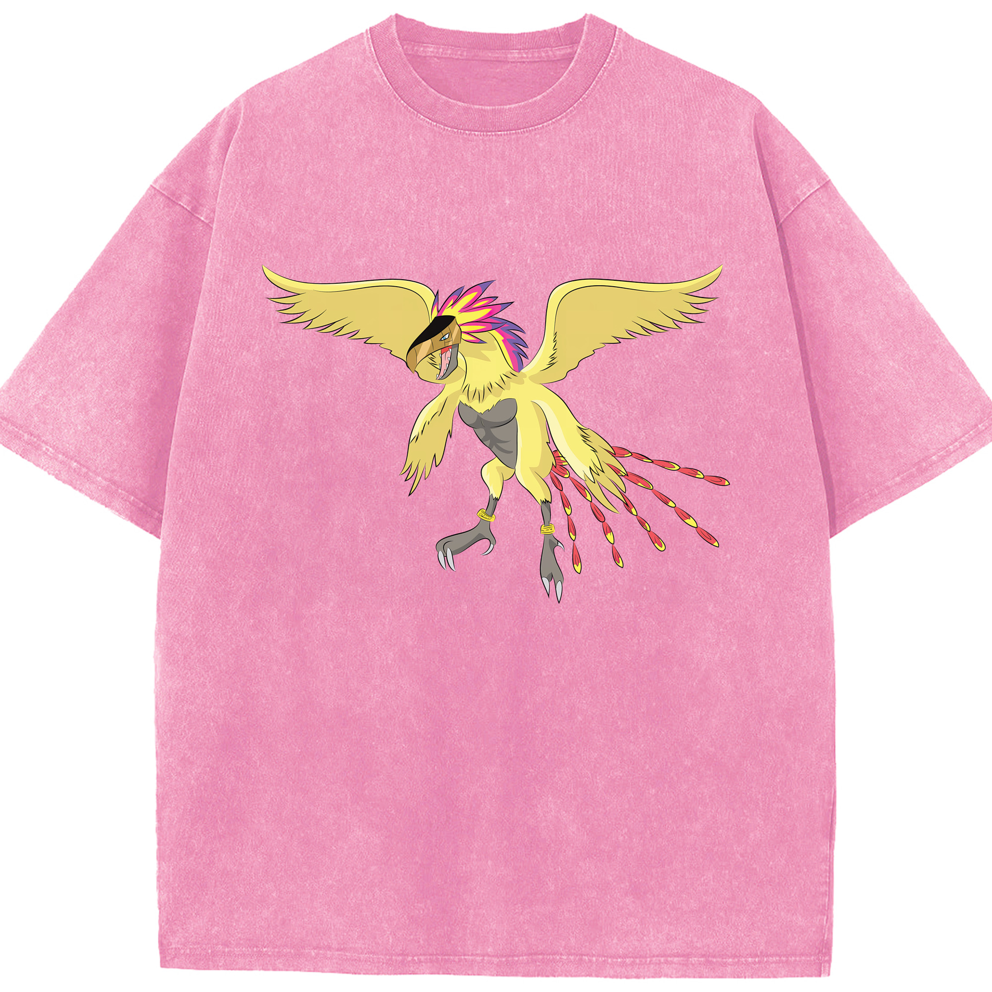 （画像用） Digimon デジタルモンスター/デジモン 綿100% ヴィンテージ風 半袖Tシャツ（フロントプリント）